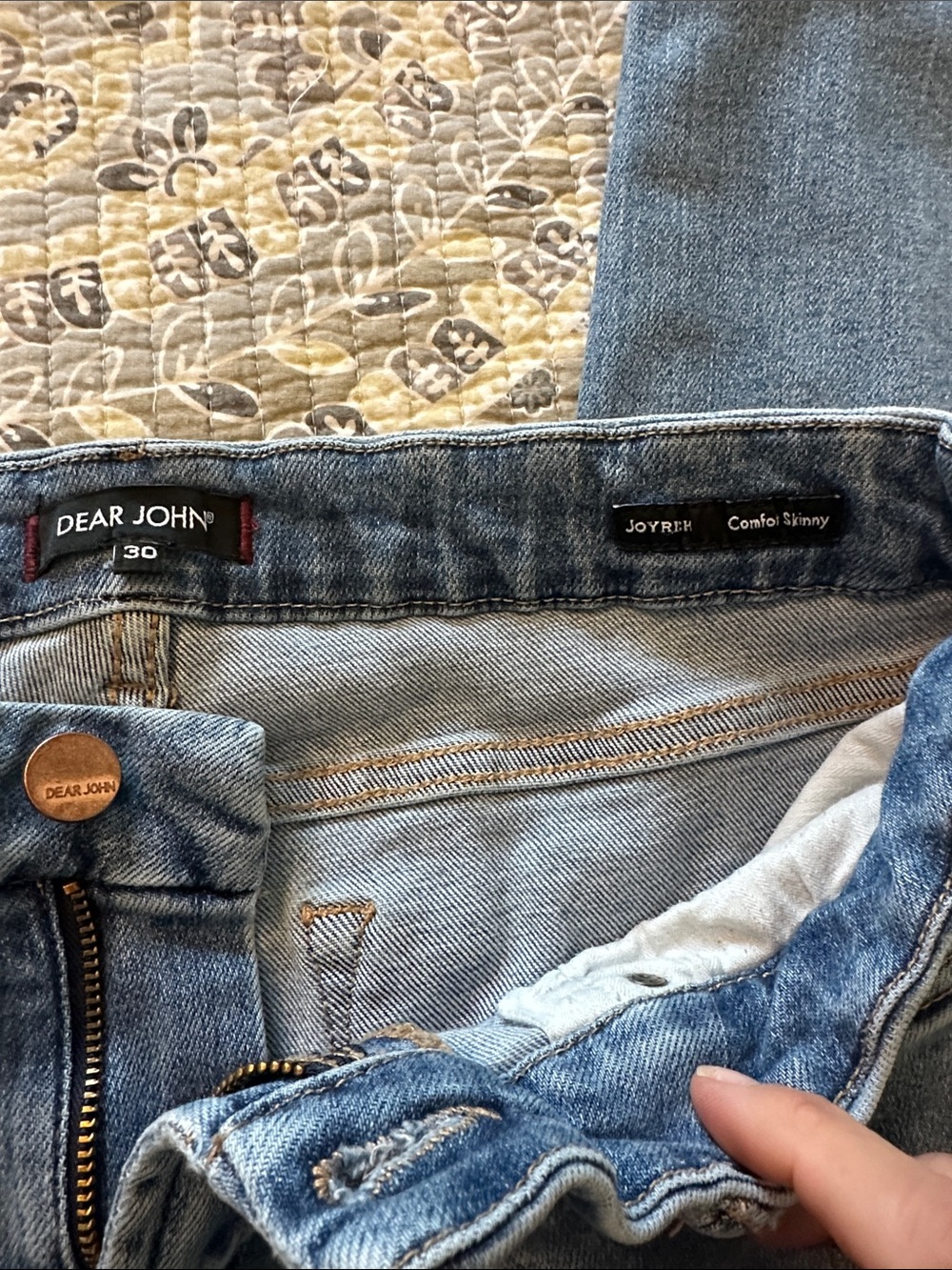 Dear John Light Blue Skinny Jeans - Joyrich Comfort